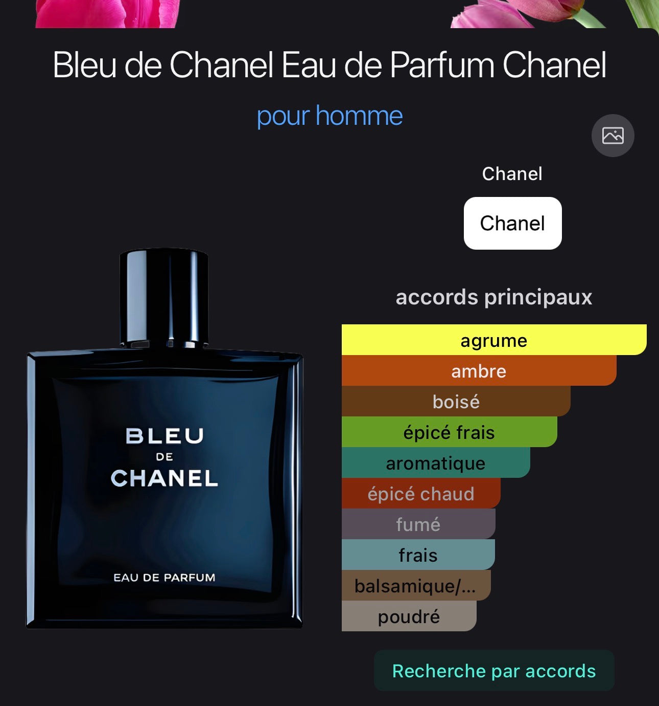Bleu de Chanel Eau de Parfum Chanel pour homme 👨