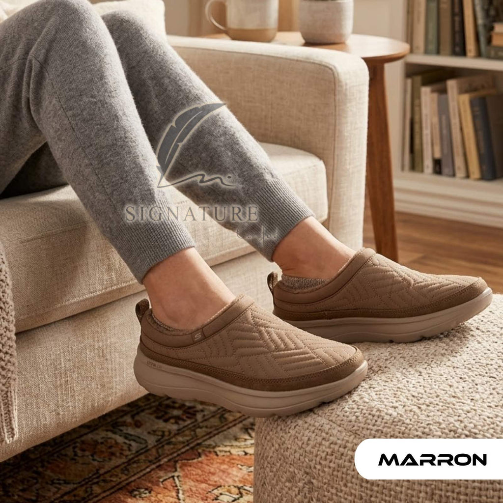 Pantoufle Skechers original💯 marron