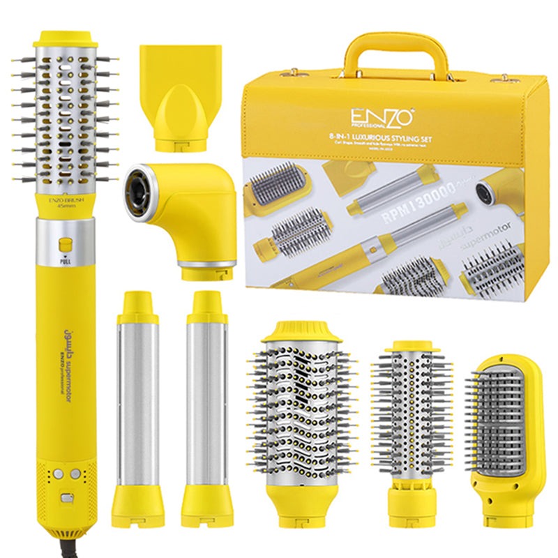 ENZO Professional Styler à Air Chaud Multifonction 8 en 1 avec Technologie Ionique et Moteur BLDC - EN-6223 - Image 5