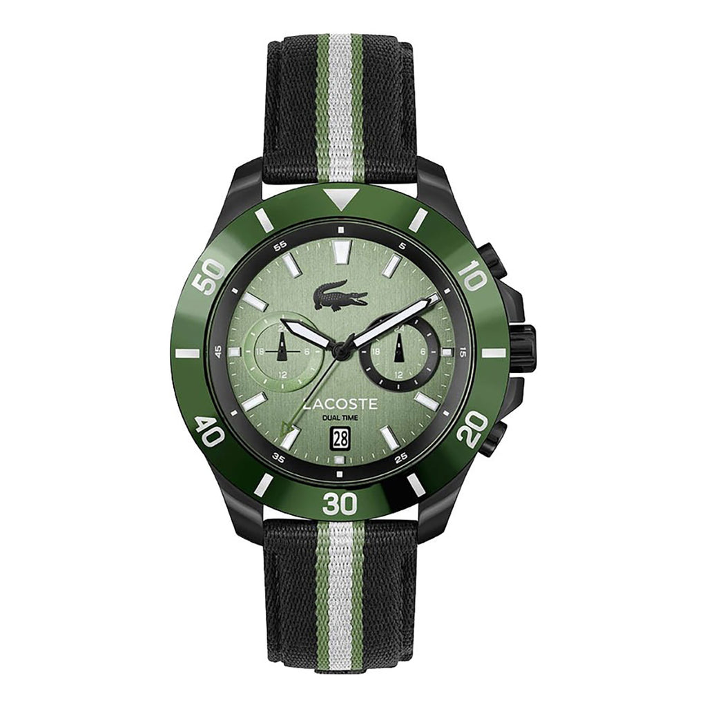 MONTRES Lacoste Toronga Dual Time Date Noir / Vert - 2011341 - Image 1