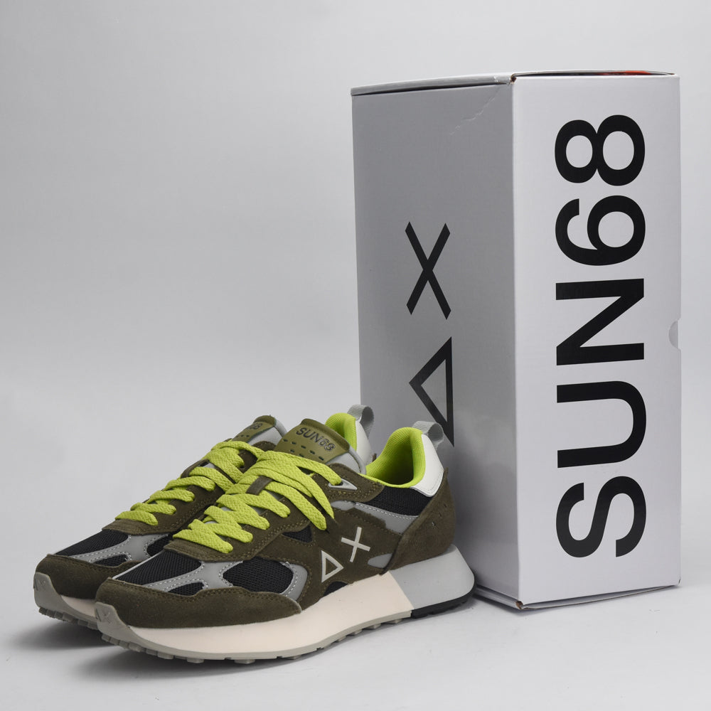 BASKET SUN68-JAKI-OUTDOOR-19-MILITAIRE - Z35115-19 - Image 1