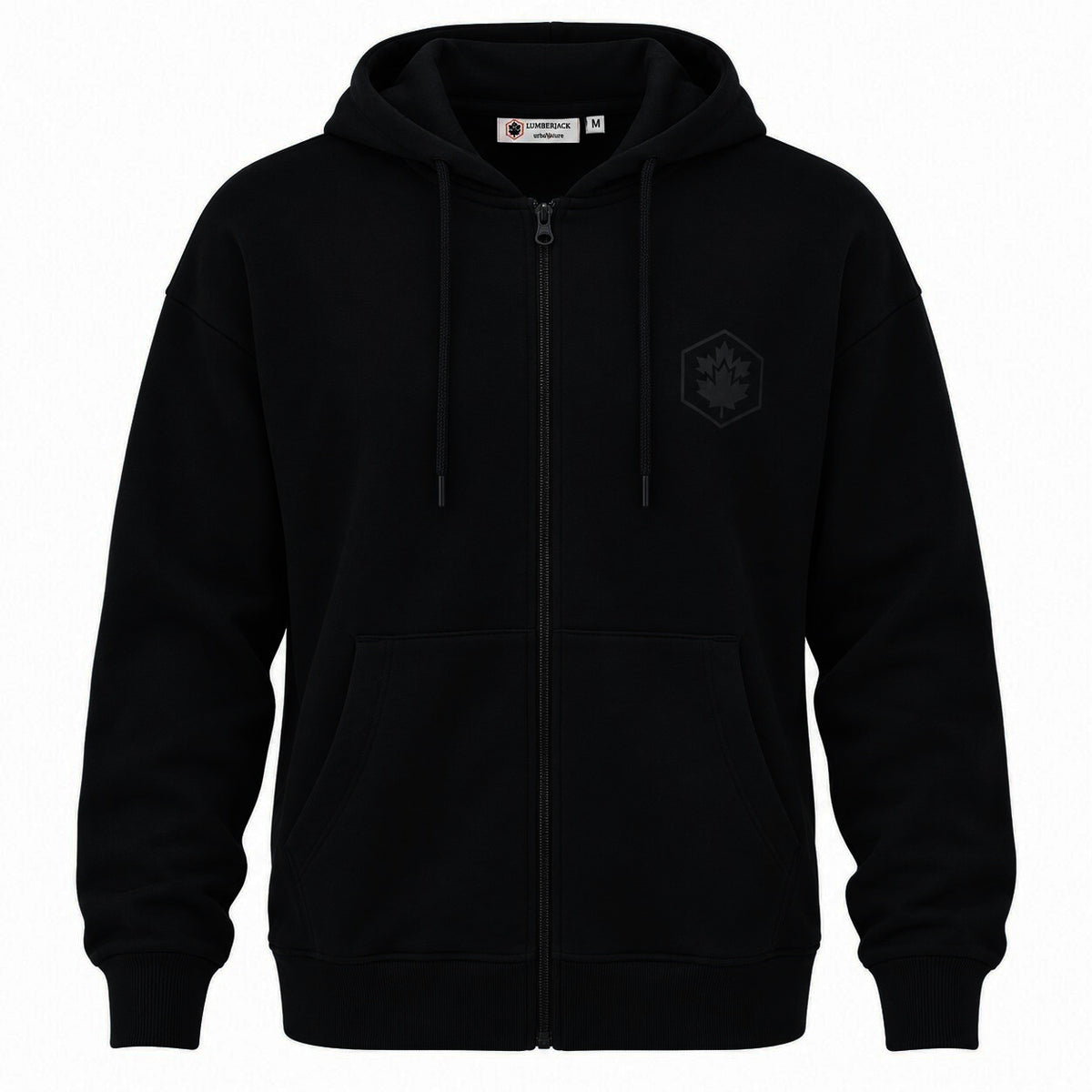 LUMBERJACK ZIP HOODIE - LBJ-00201-BLK - Image 2