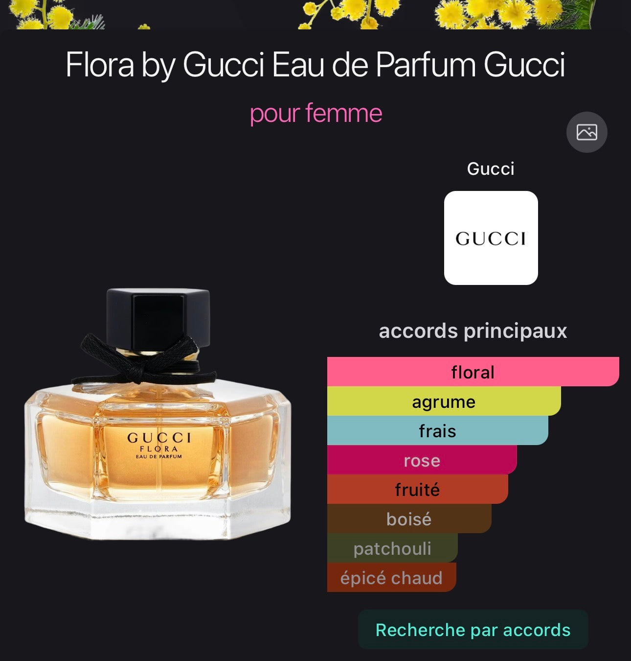 Flora by Gucci Eau de Parfum Gucci pour femme 👩