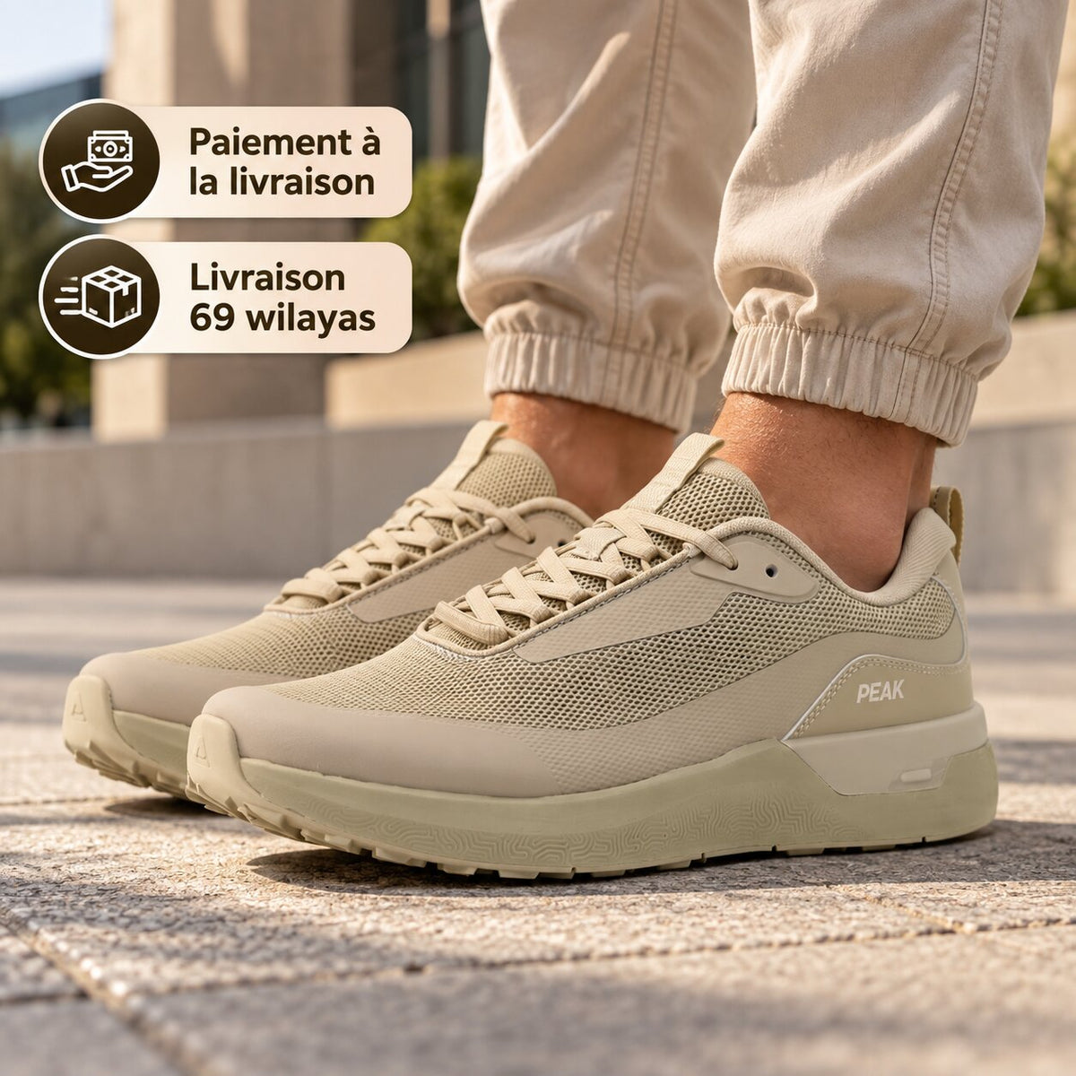 PEAK Taichi Men's Sneakers - EXT262421J-E369 - Image 1