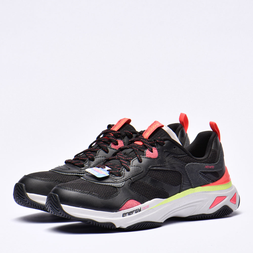 SKECHERS ENERGY RACER-EMBRACE HER BLACK/CORAL - 149370/BKCL - Image 2