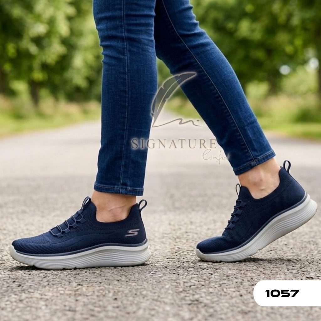 Basket femme 1057 bleu