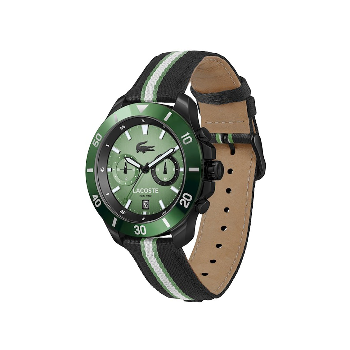 MONTRES Lacoste Toronga Dual Time Date Noir / Vert - 2011341 - Image 2