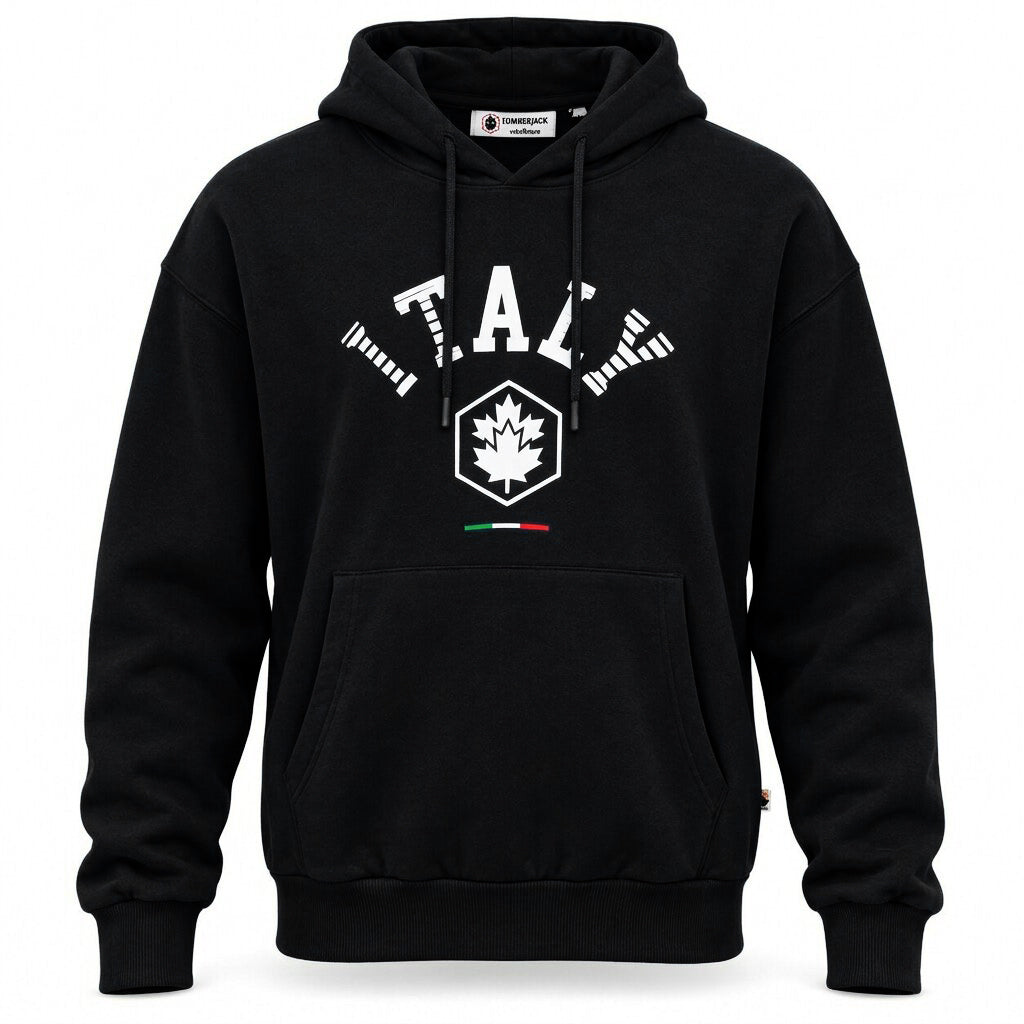 LUMBERJACK HOODIE - LBJ-00204-BLK - Image 2