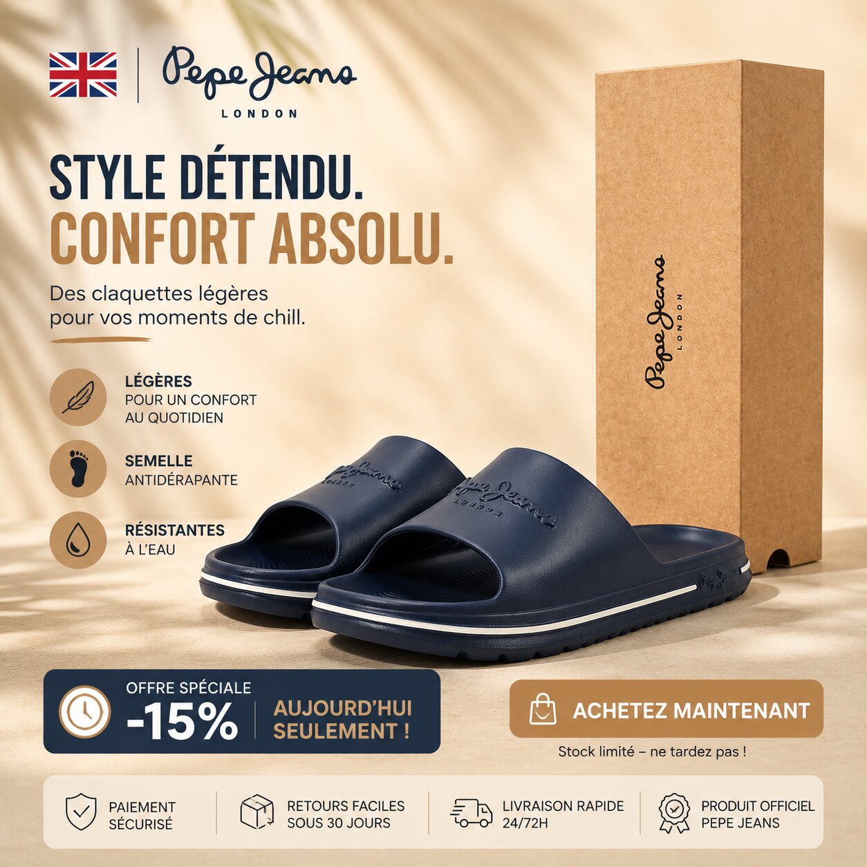 Pepe Jeans Beach Slide M - PMS70159-575 - Image 10