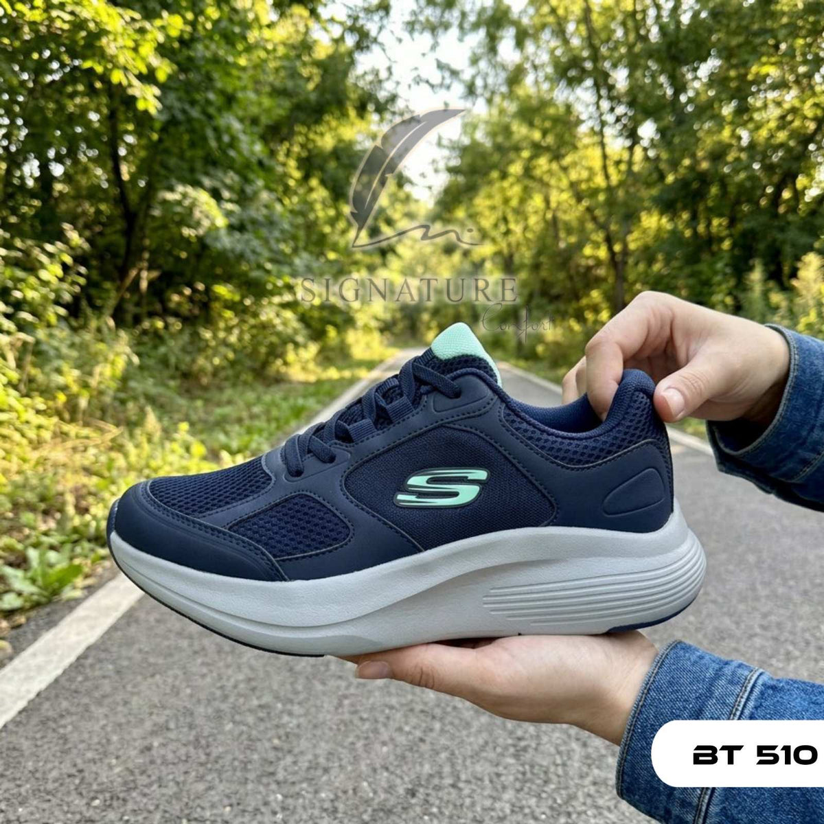 Basket femme bt510 bleu