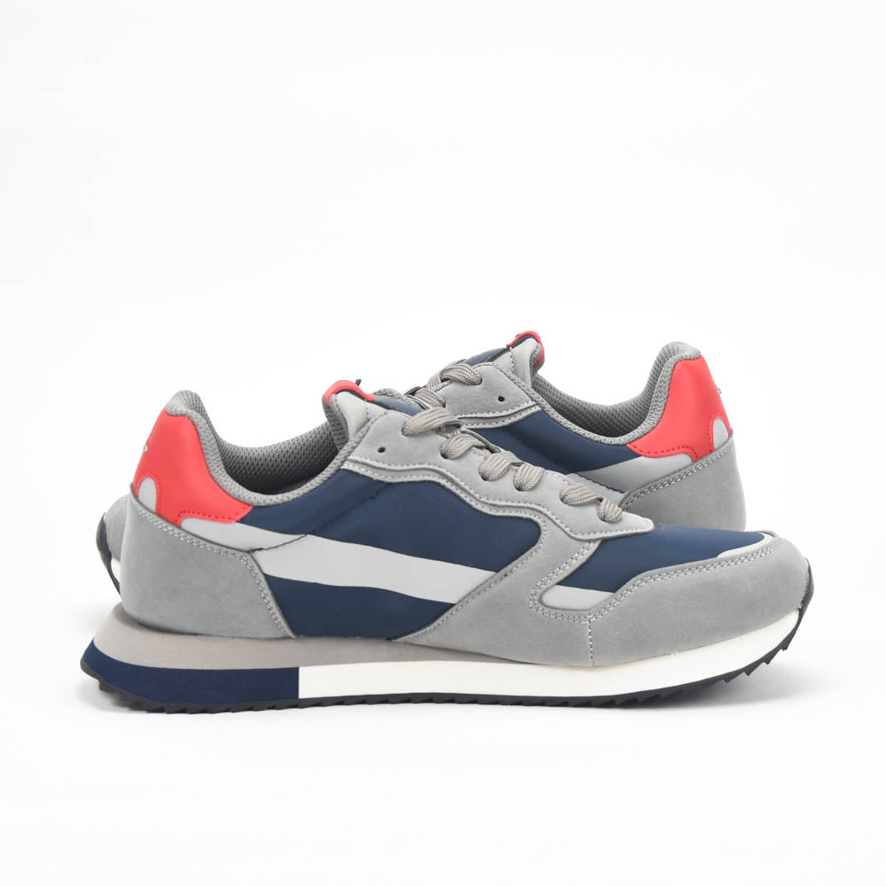 La Martina Low Top Leather Sneakers Grey - LFM252.040.A70.BG - Image 5