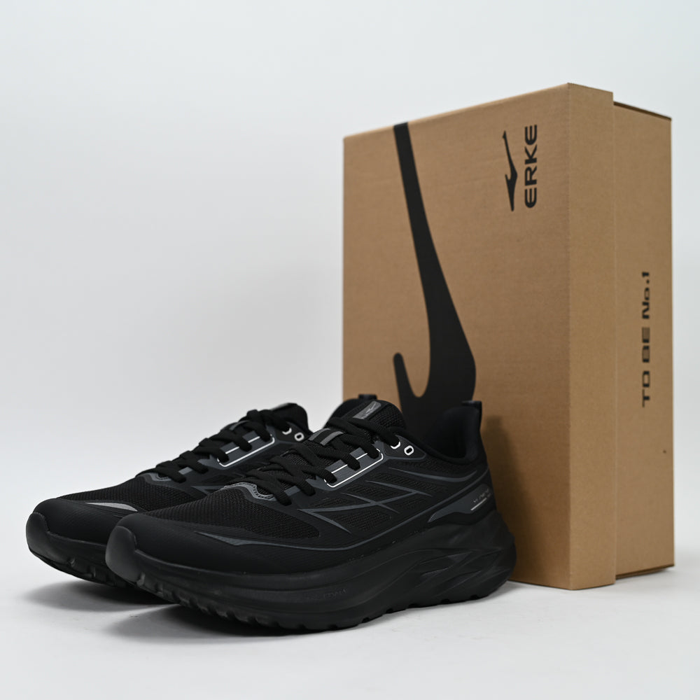 ERKE Men's Running Shoes, Black/Charcoal - 11126103311-005 - Image 6