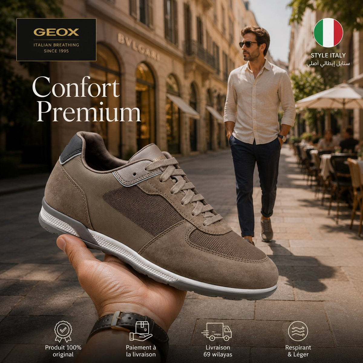 Geox Spherica Homme Sneakers - U55LGA01422-C1018 - Image 2
