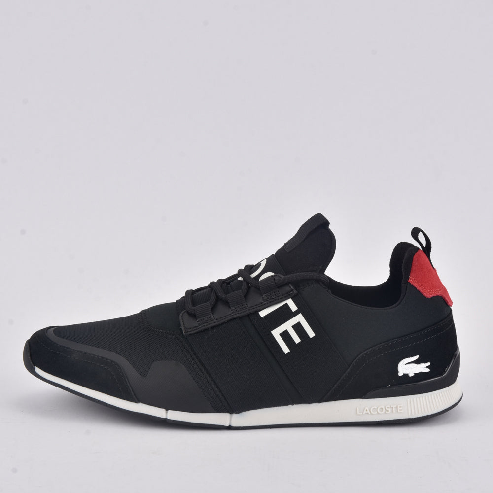 LACOSTE MANEVRA ELITE 0120 1 CMA BLK/RED TEXTILE - 40CMA00041B5 - Image 3