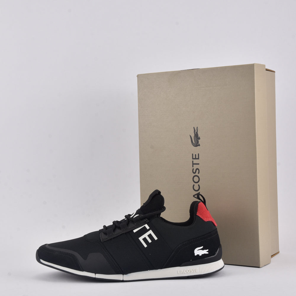 LACOSTE MANEVRA ELITE 0120 1 CMA BLK/RED TEXTILE - 40CMA00041B5 - Image 2