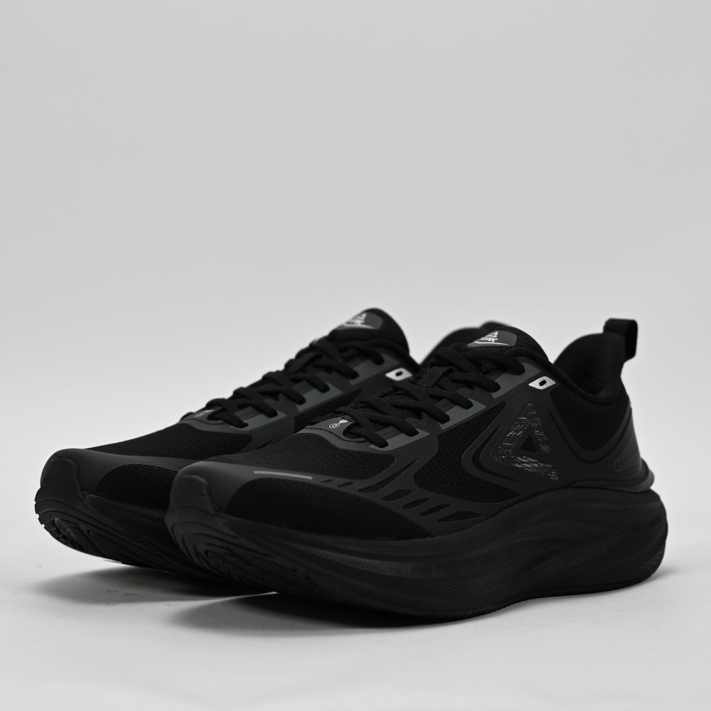 PEAK Taichi Cushion Running Shoes, All Black - ET261097H-Y291 - Image 8