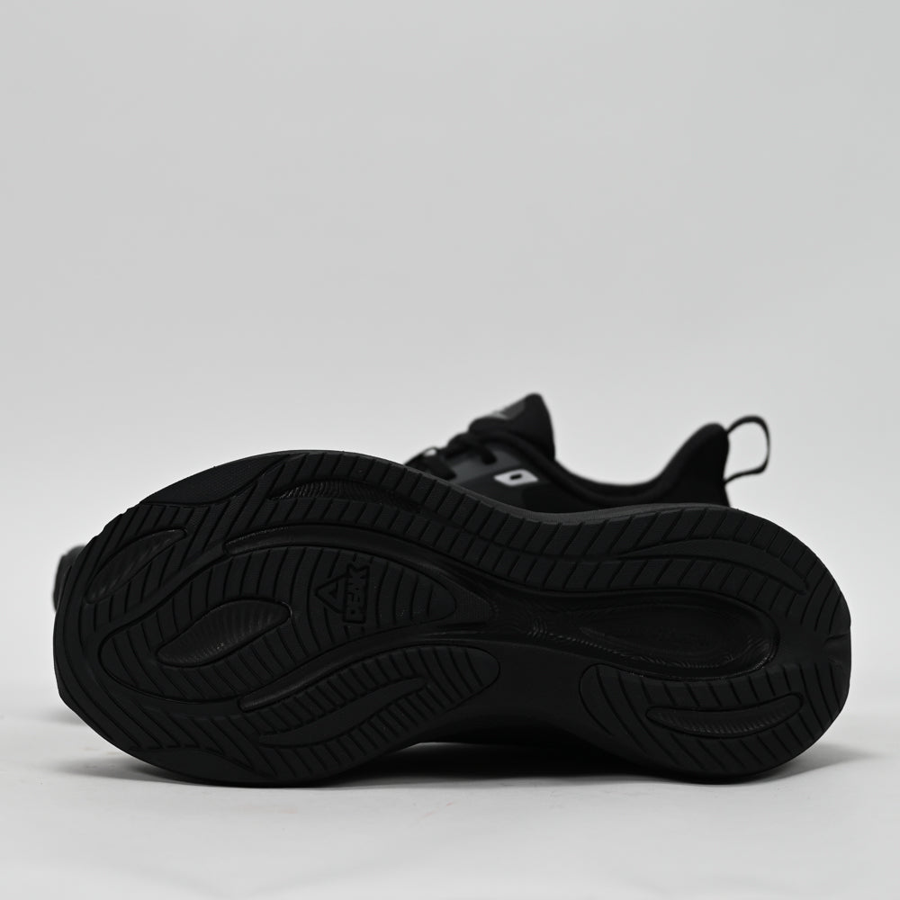 PEAK Taichi Cushion Running Shoes, All Black - ET261097H-Y291 - Image 2