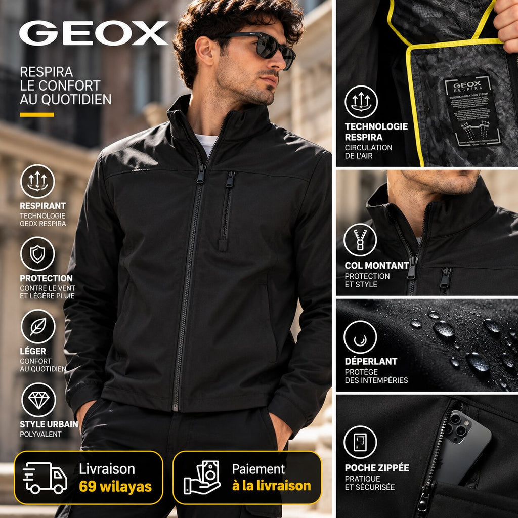 Geox Men's M OTTAYA SHORT Jacket - M1223KT2550-F9013 - Image 1