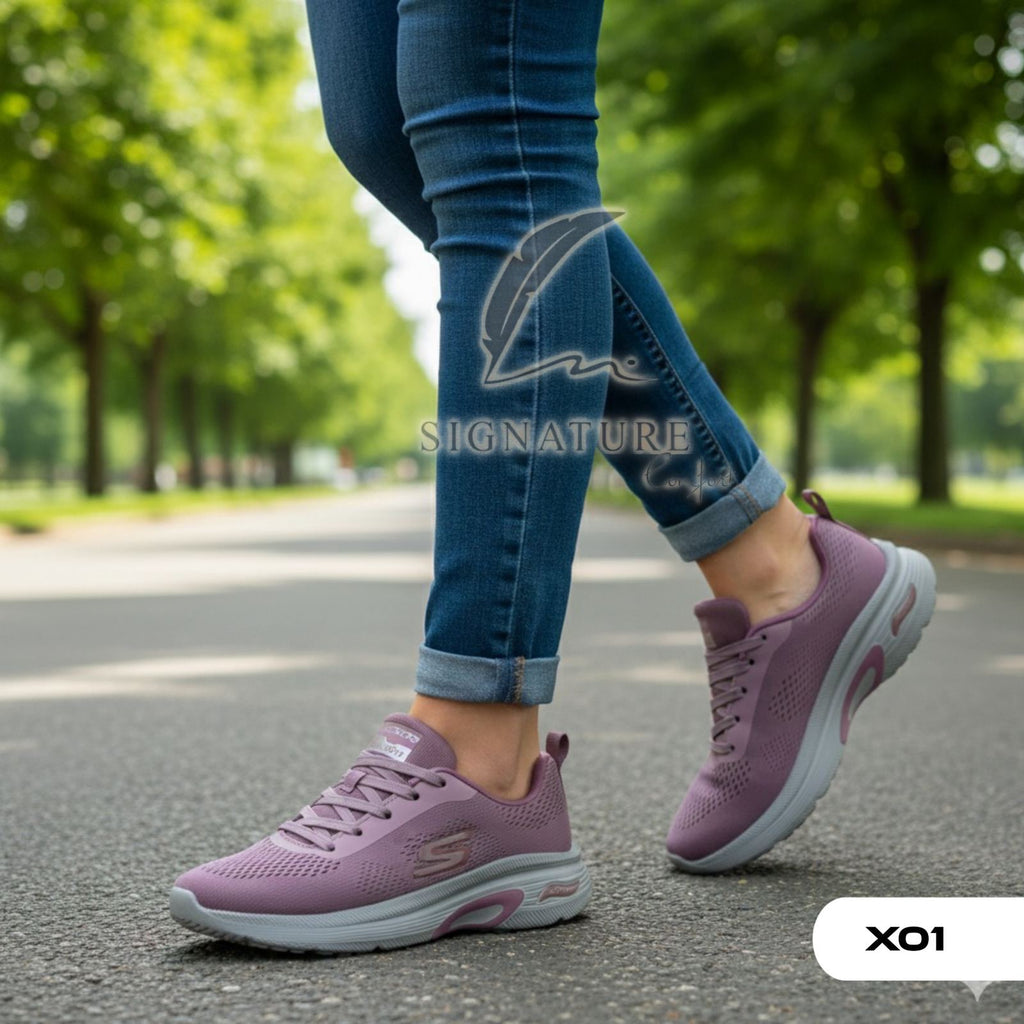 Basket Femme X01 rose