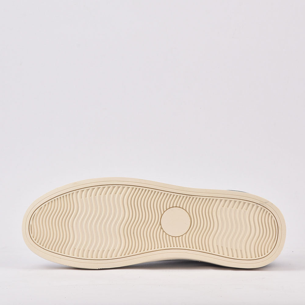 LA MARTINA SCARPA UOMO CALF - TAPE BIANCO - ROSSO - LFM222-001-4130 - Image 3