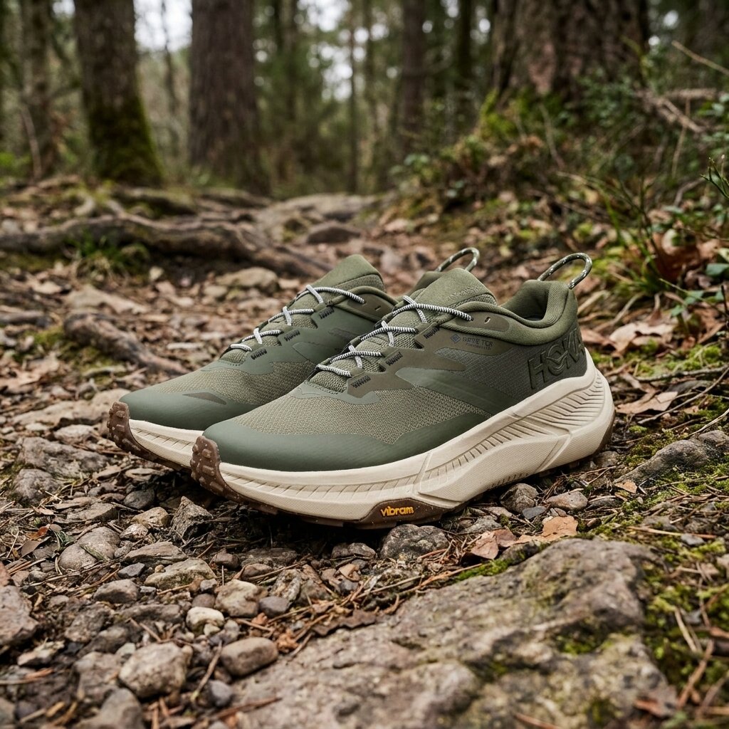 HOKA Transport GORE-TEX Slate Oat Milk Sneakers - 1133957-STTM - Image 4