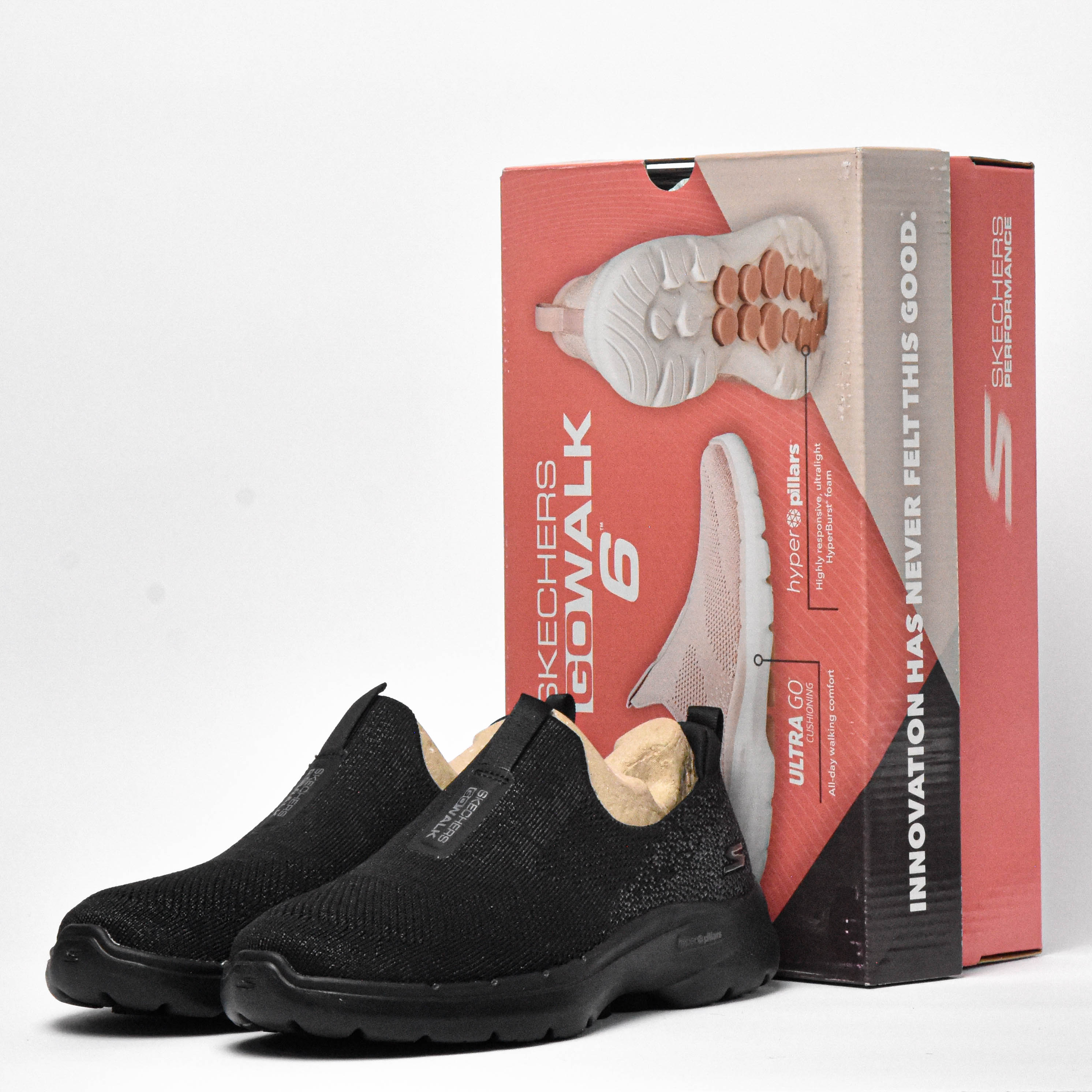 SKECHERS GO WALK 6 - 124502-BBK - Image 1
