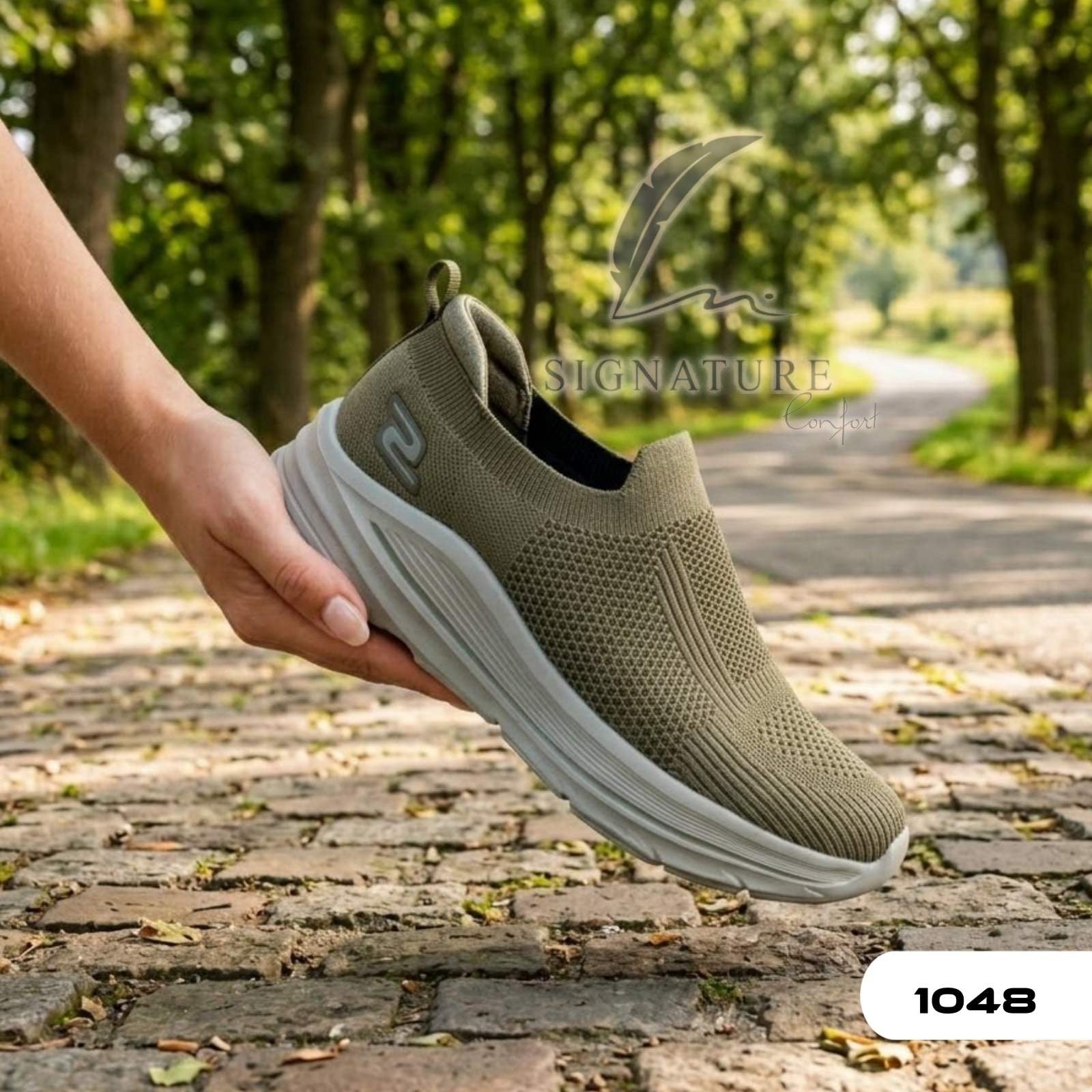 Basket femme 1048 khaki