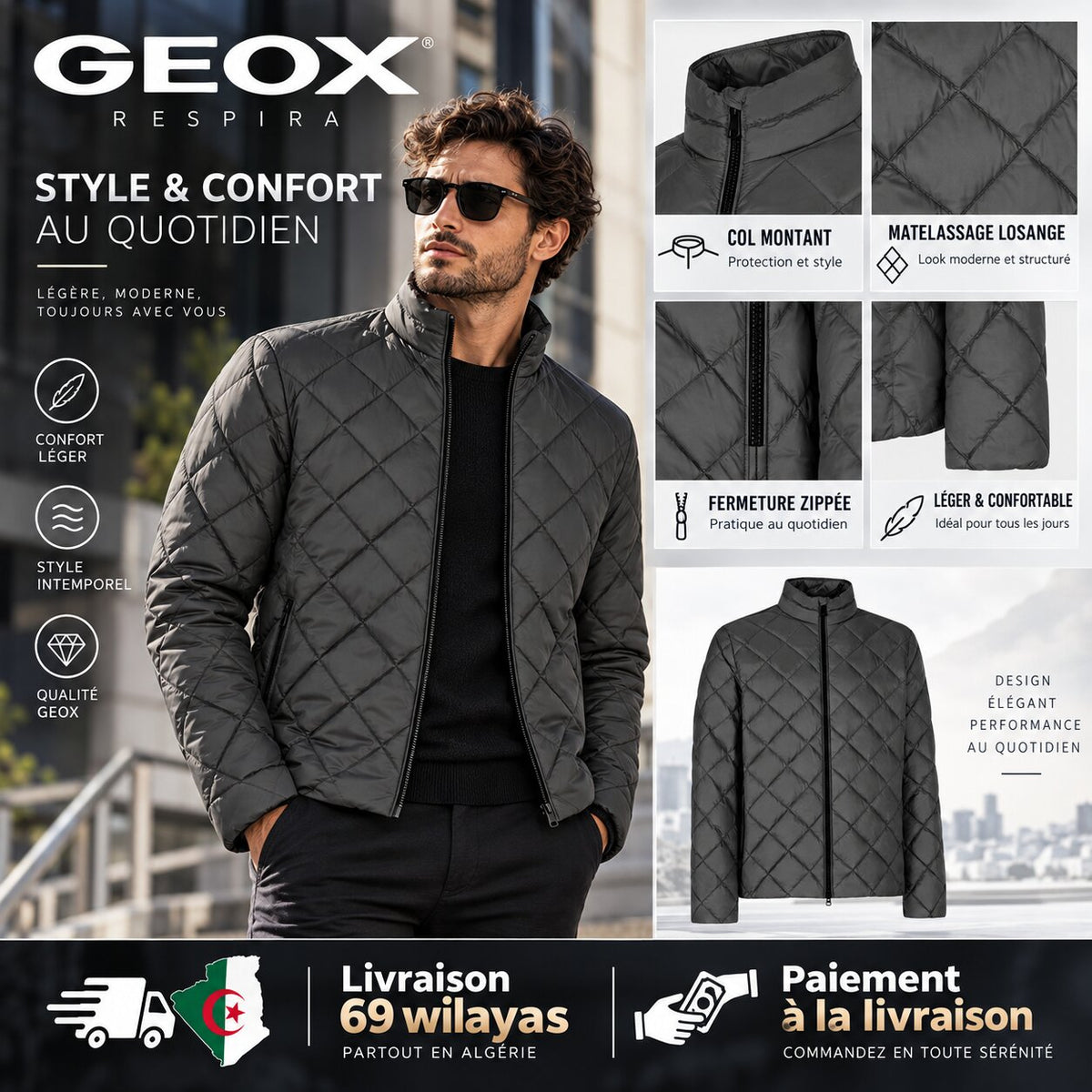 GEOX – Veste Homme - M4525AT2449-F1436 - Image 1