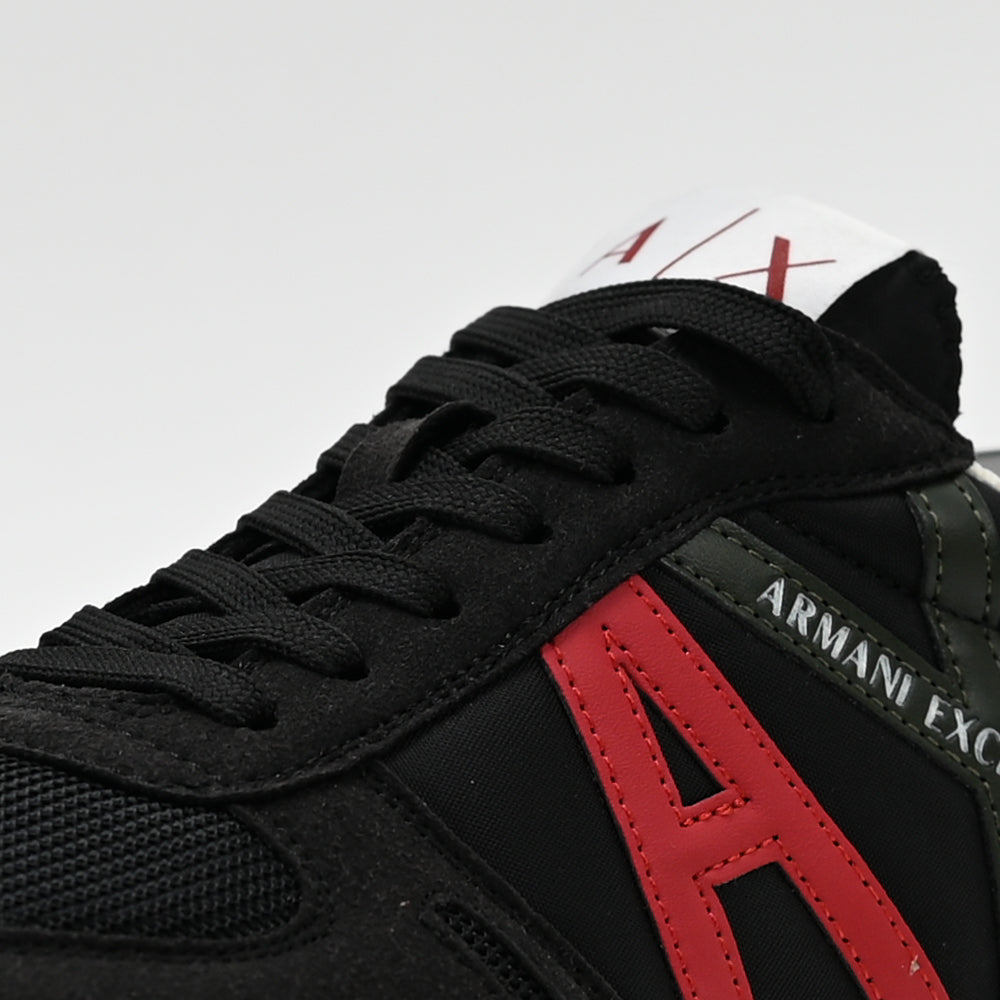 Armani Exchange Retro Running Sneakers - XUX017-XCC68-BRED - Image 6