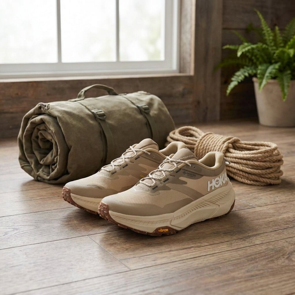 HOKA Transport GORE-TEX Dune Eggnog Sneakers - 1133958-DEGG - Image 4