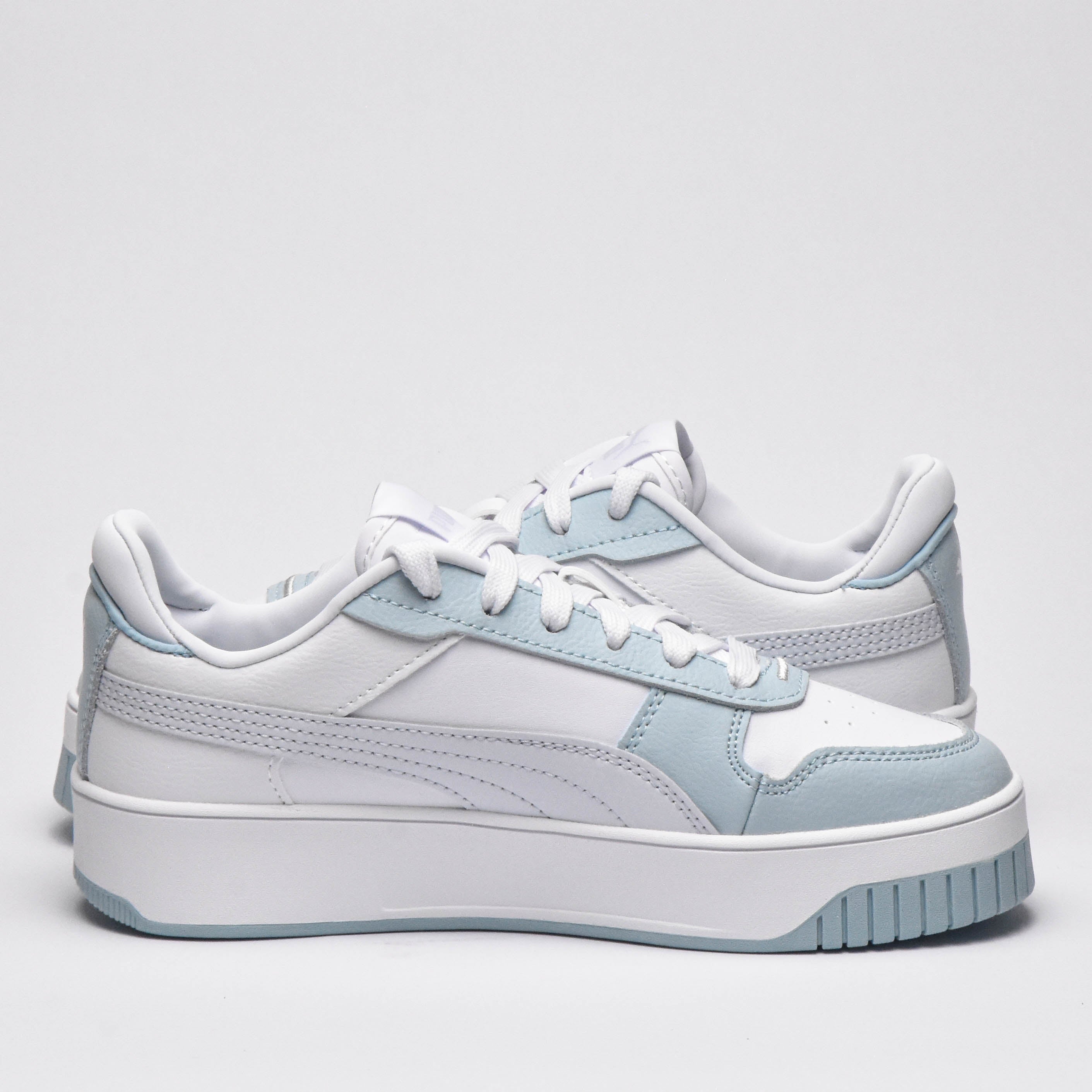 PUMA CARINA STREET JR WHITE SILVER MIST - 393846-07 - Image 5