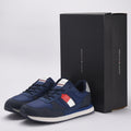 TOMMY HILFIGER FLAG LOW CUT LACE-UP 800-BLUE - T3X9-33130-0316800 - Image 1