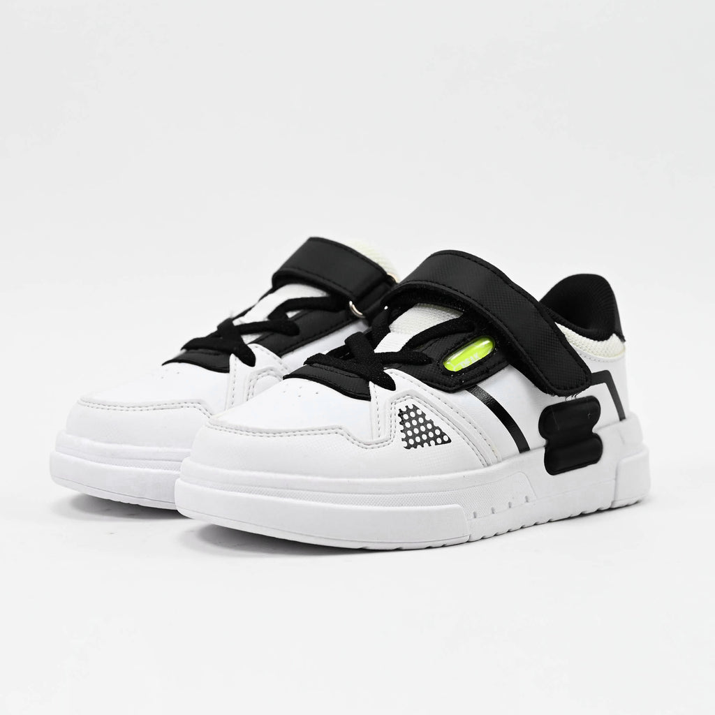 Peak Kid\'s Culture Shoes White Black - EK41850B-1020 - Image 7