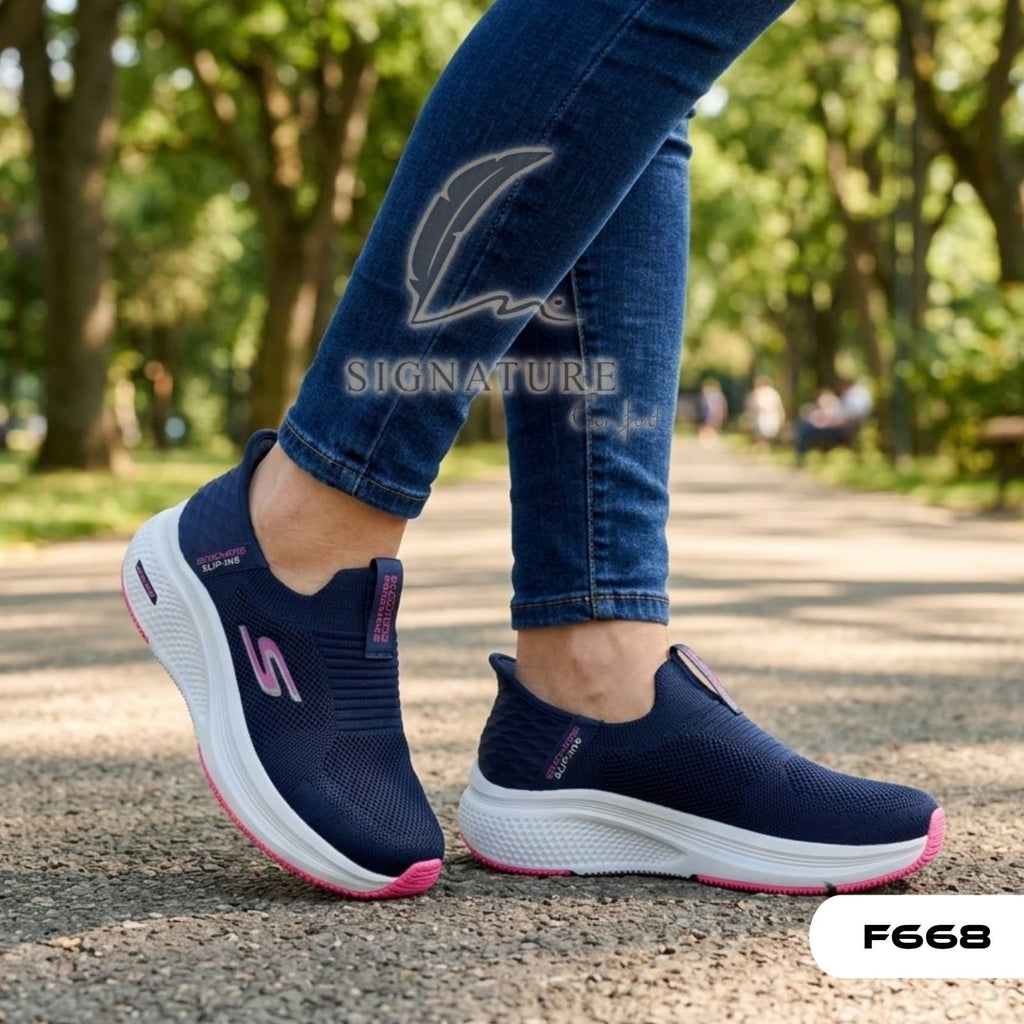 Basket femme F668 bleu