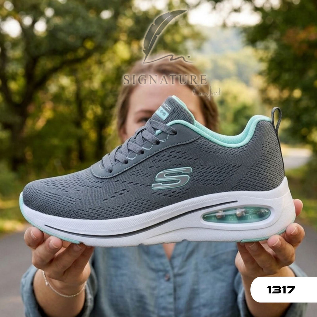 Basket Femme 1317 gris foncé