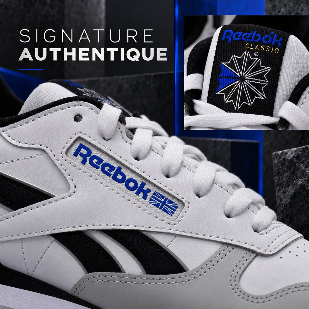 REEBOK CLASSIC LEATHER CLIP FTWWHT/PURGRY/VECB - 100074394 - Image 8
