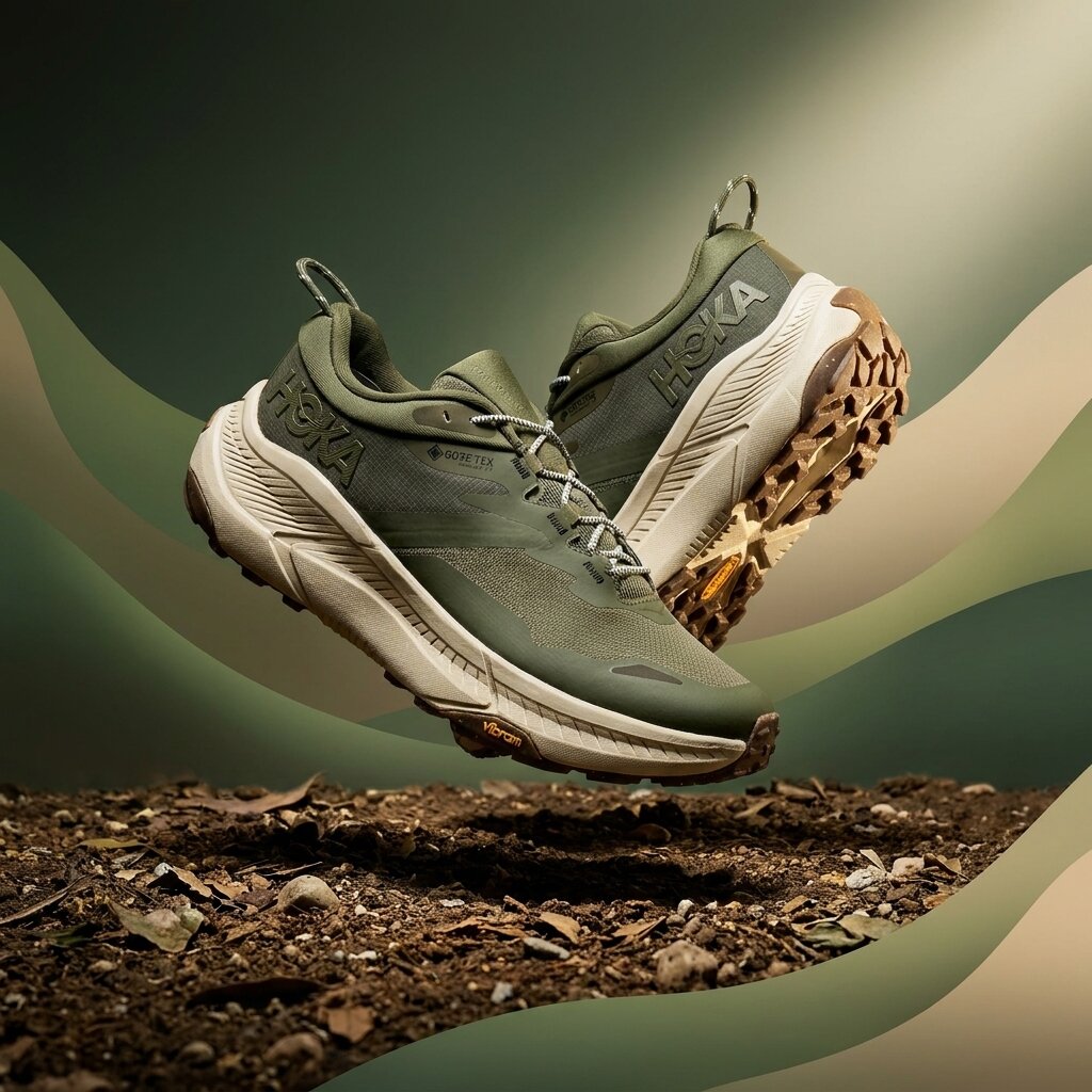 HOKA Transport GORE-TEX Slate Oat Milk Sneakers - 1133957-STTM - Image 5