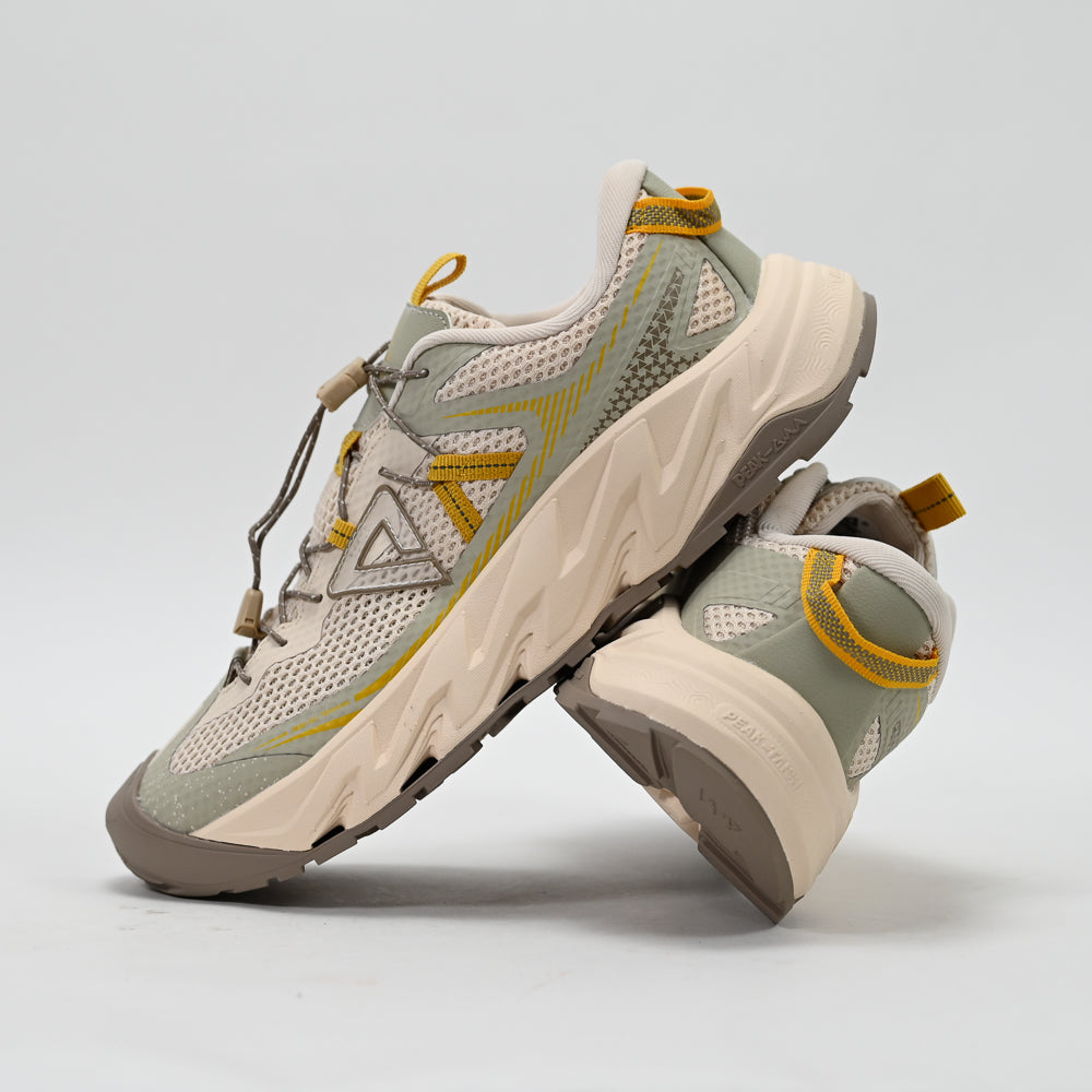 PEAK Taichi Outdoor Shoes, Light Khaki/Iron Grey/Green - EXT262877G-Y244 - Image 8