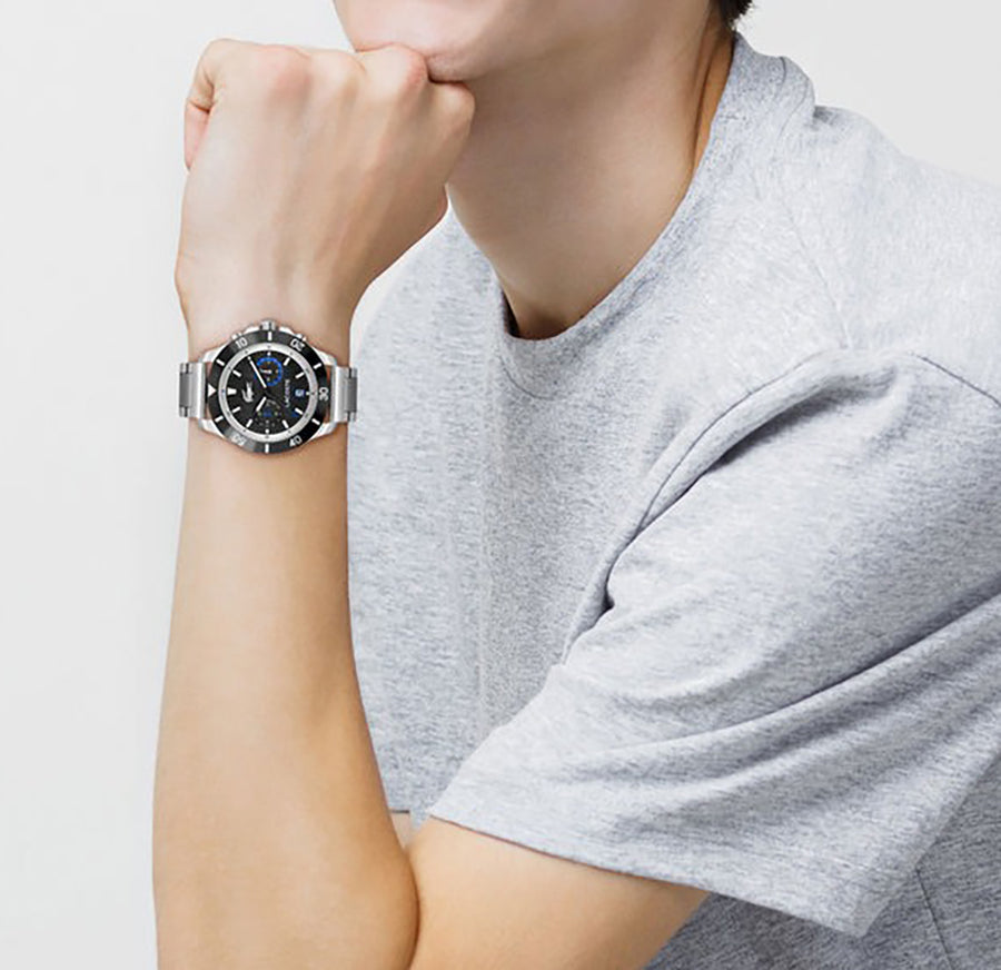 MONTRE Lacoste Stainless Steel Black Dial Multi-function Men\'s Watch - 2011342 - Image 4