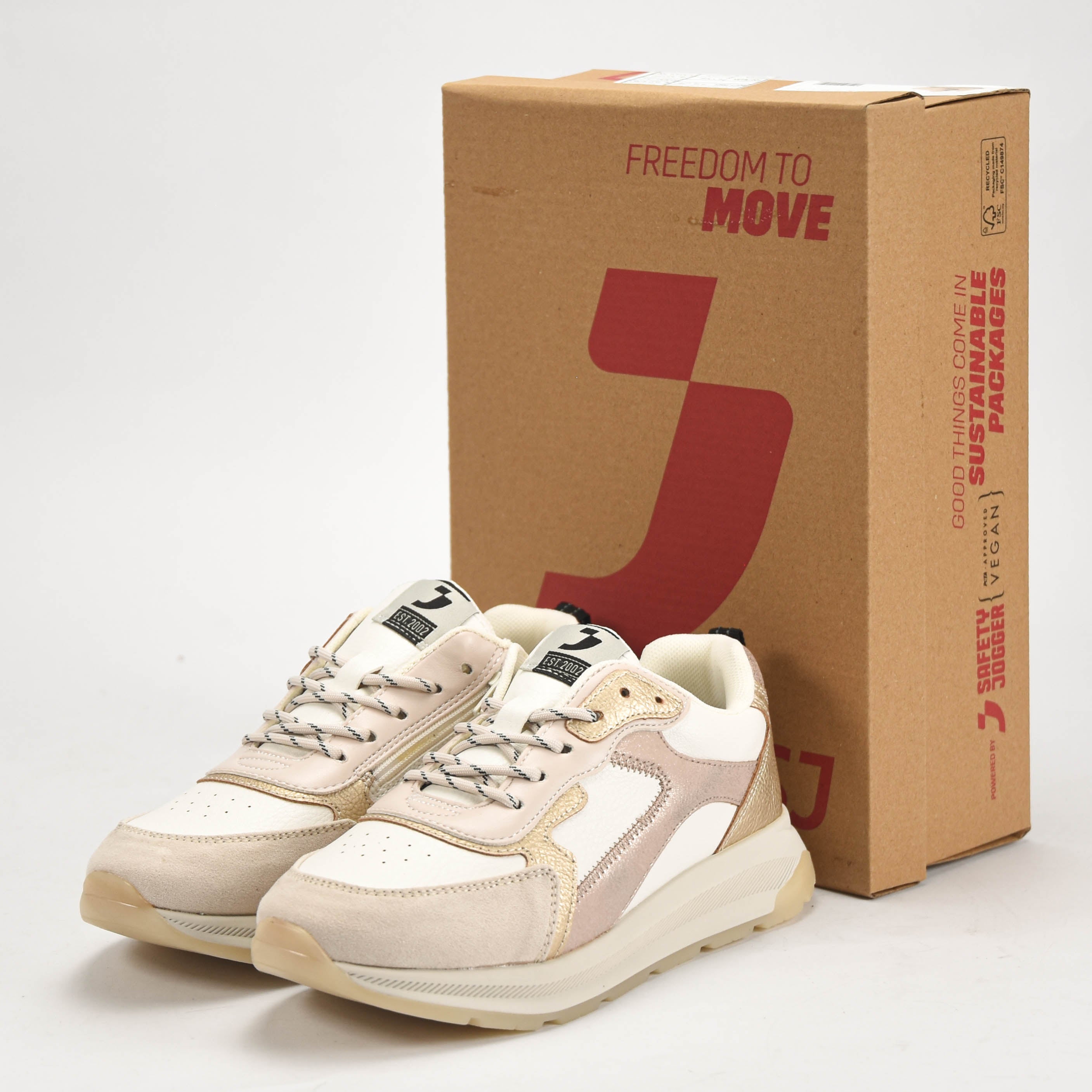 SAFETY JOGGER SHOES - 611280-WHT-LPK - Image 9
