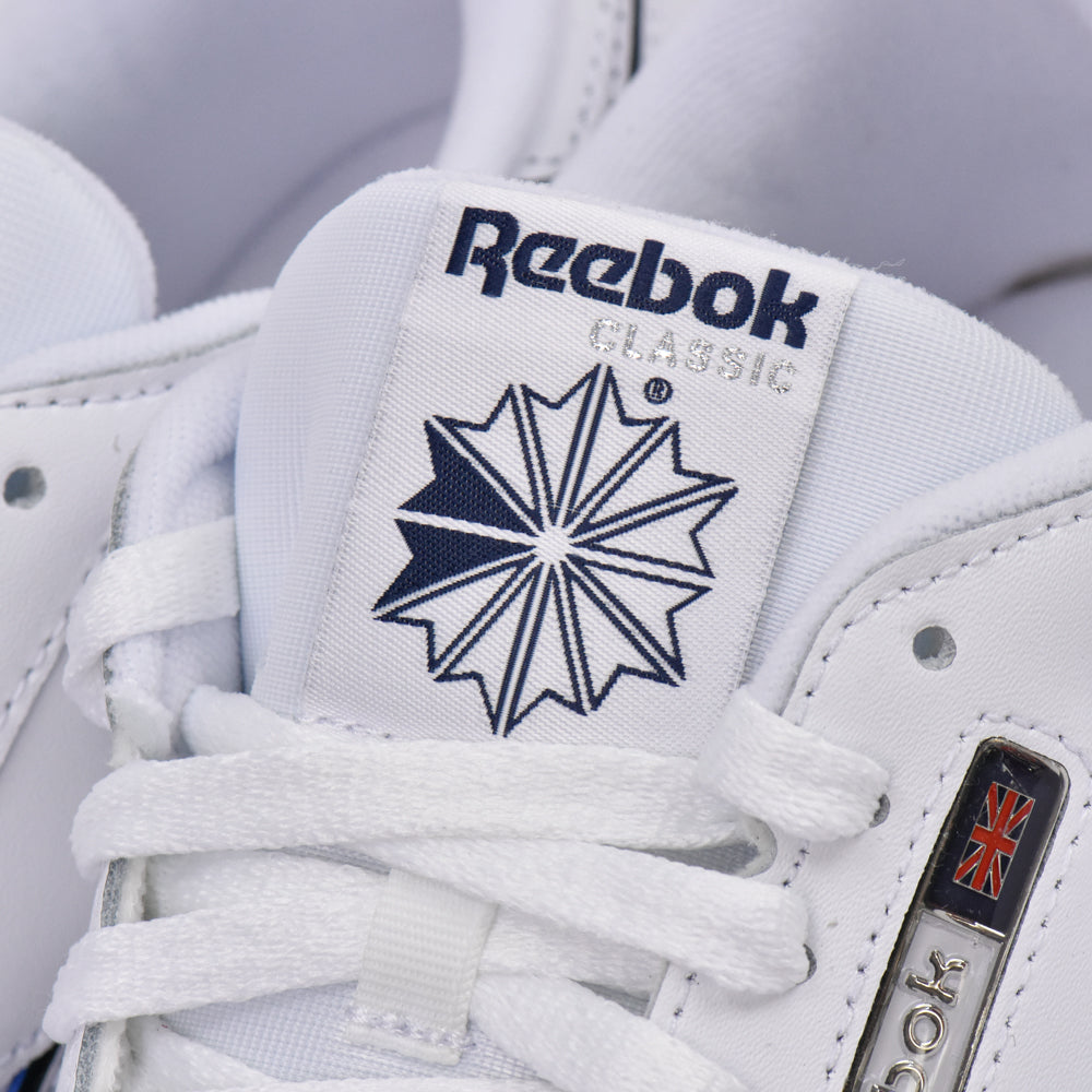 REEBOK CLASSIC LEATHER WHITE/WHITE/NAVY - 100201123 - Image 3