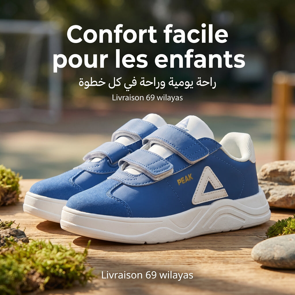 Peak Kids Casual Shoes BLUE - EK59760H-00G1 - Image 2