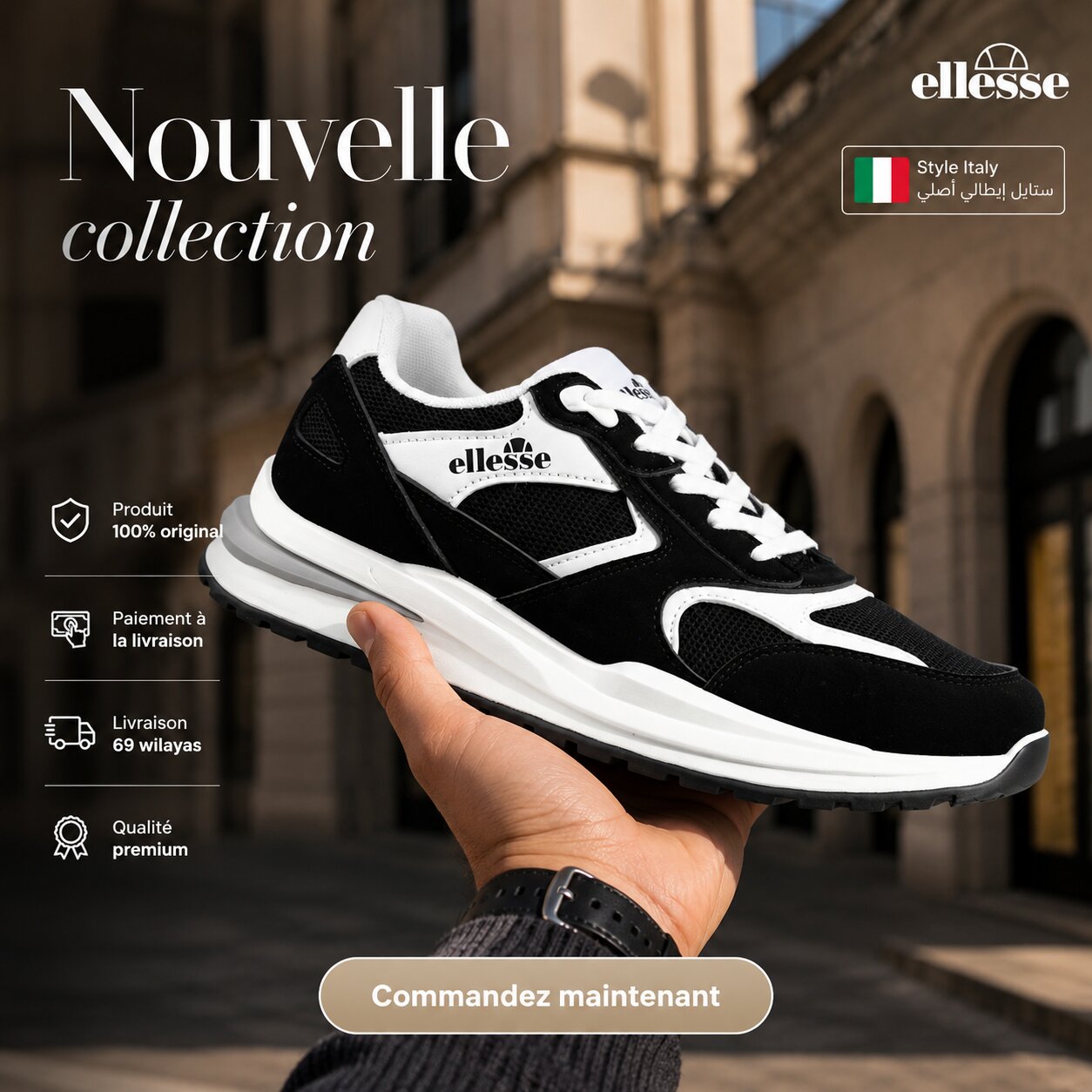 Ellesse Men Sneakers - IRMA002-165 - Image 2