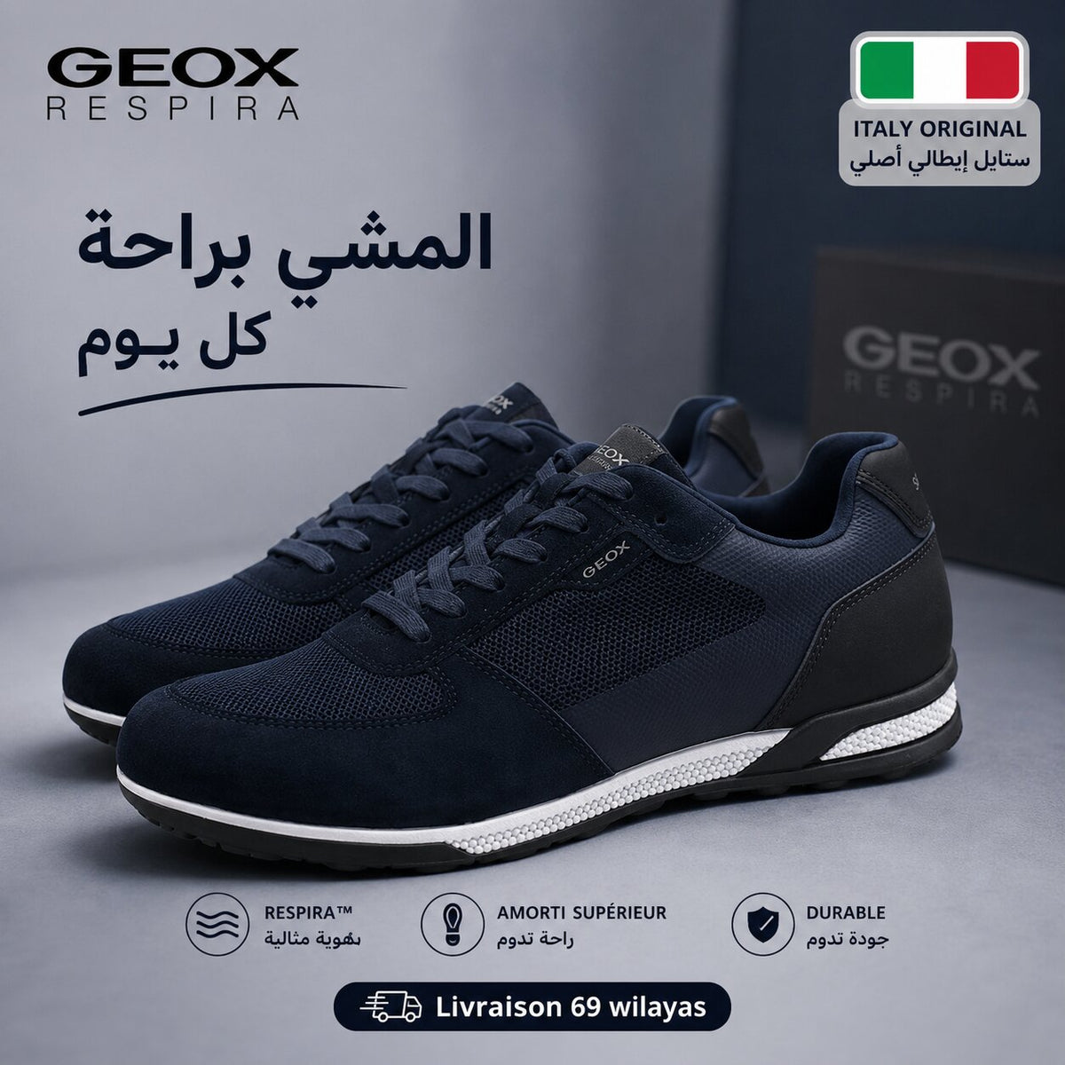 Geox Spherica Homme Sneakers - U65LGA01422-C0045 - Image 20