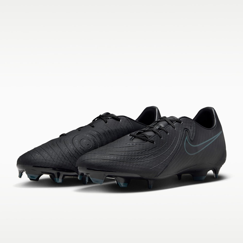 Nike Phantom GX 2 Academy Firm Ground Cleats Black/Deep Jungle.  FD6723-002