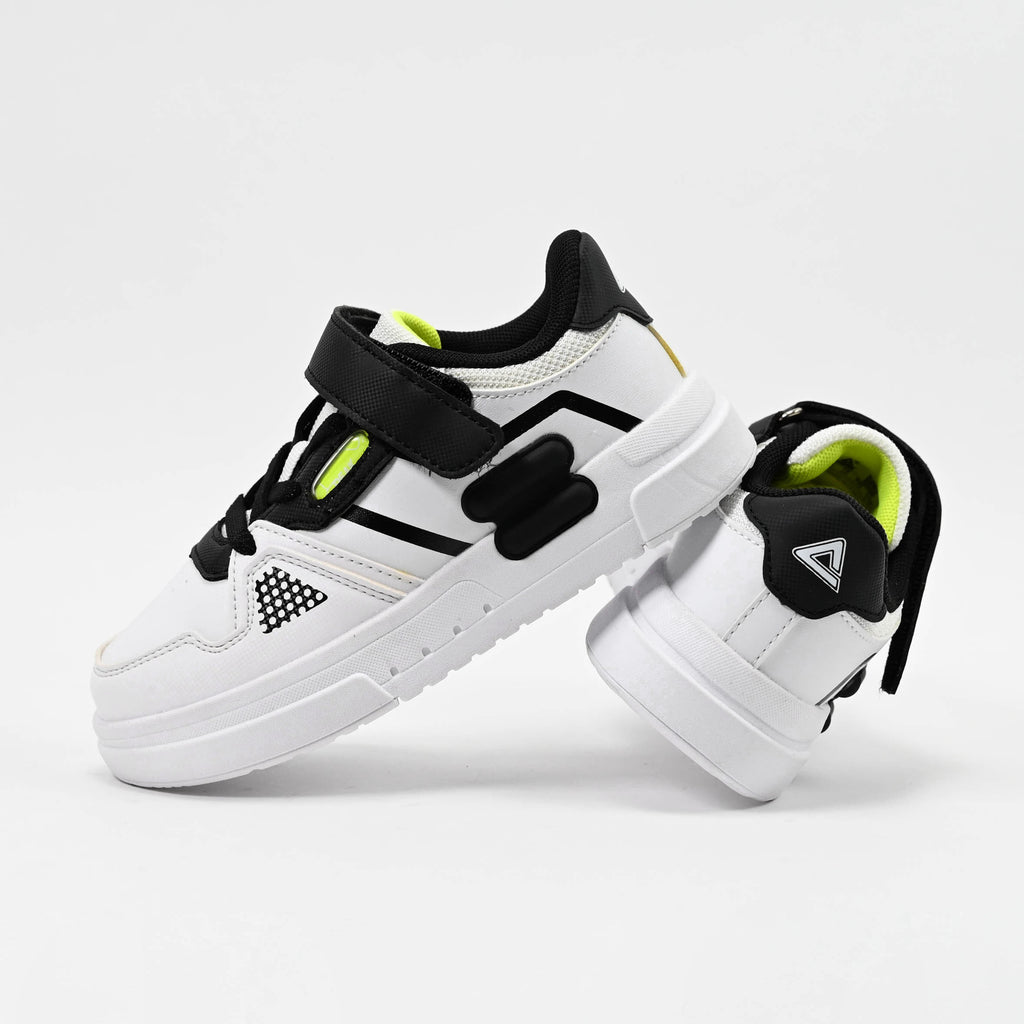Peak Kid\'s Culture Shoes White Black - EK41850B-1020 - Image 5