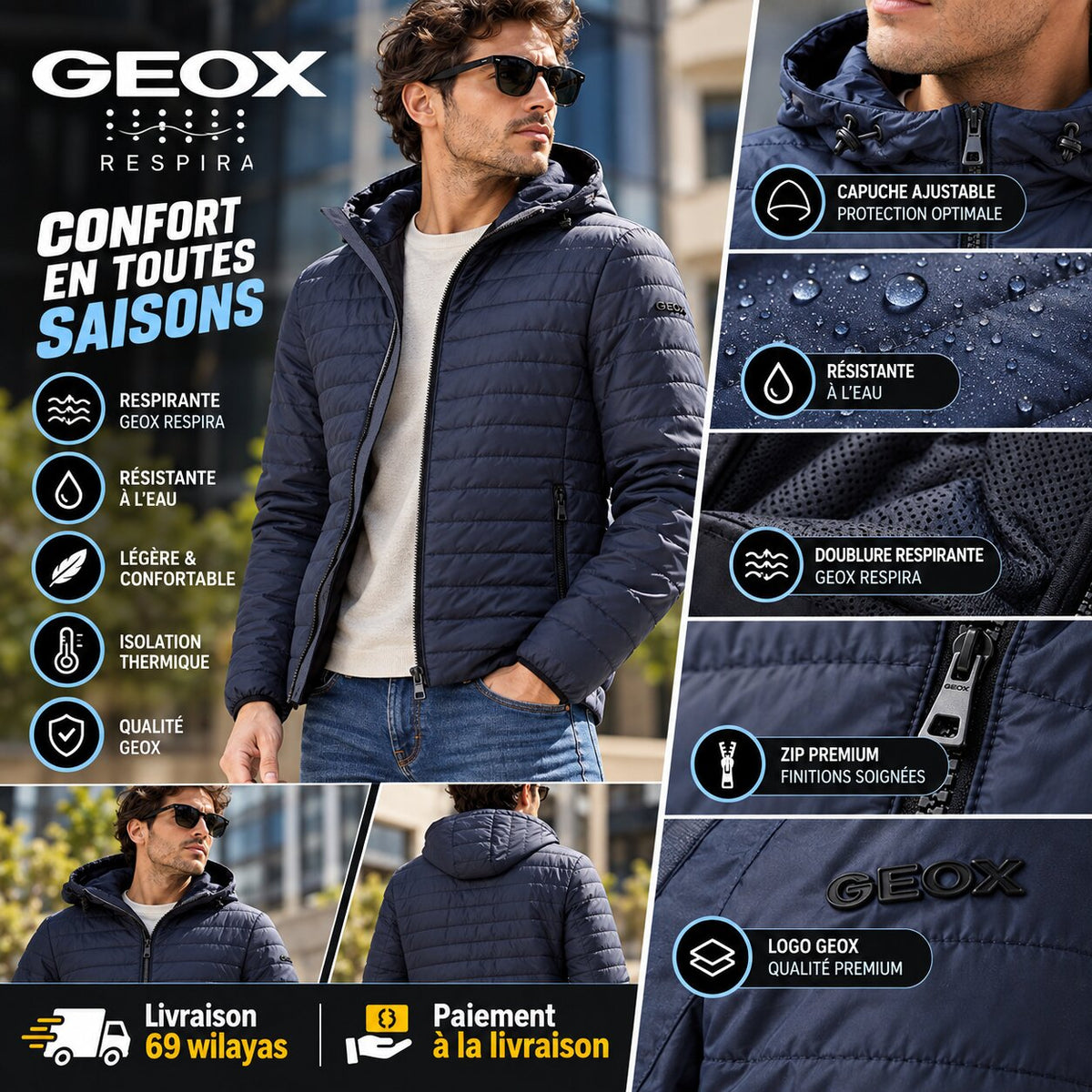 GEOX – Veste Homme - M3622JT3017-F1624 - Image 1