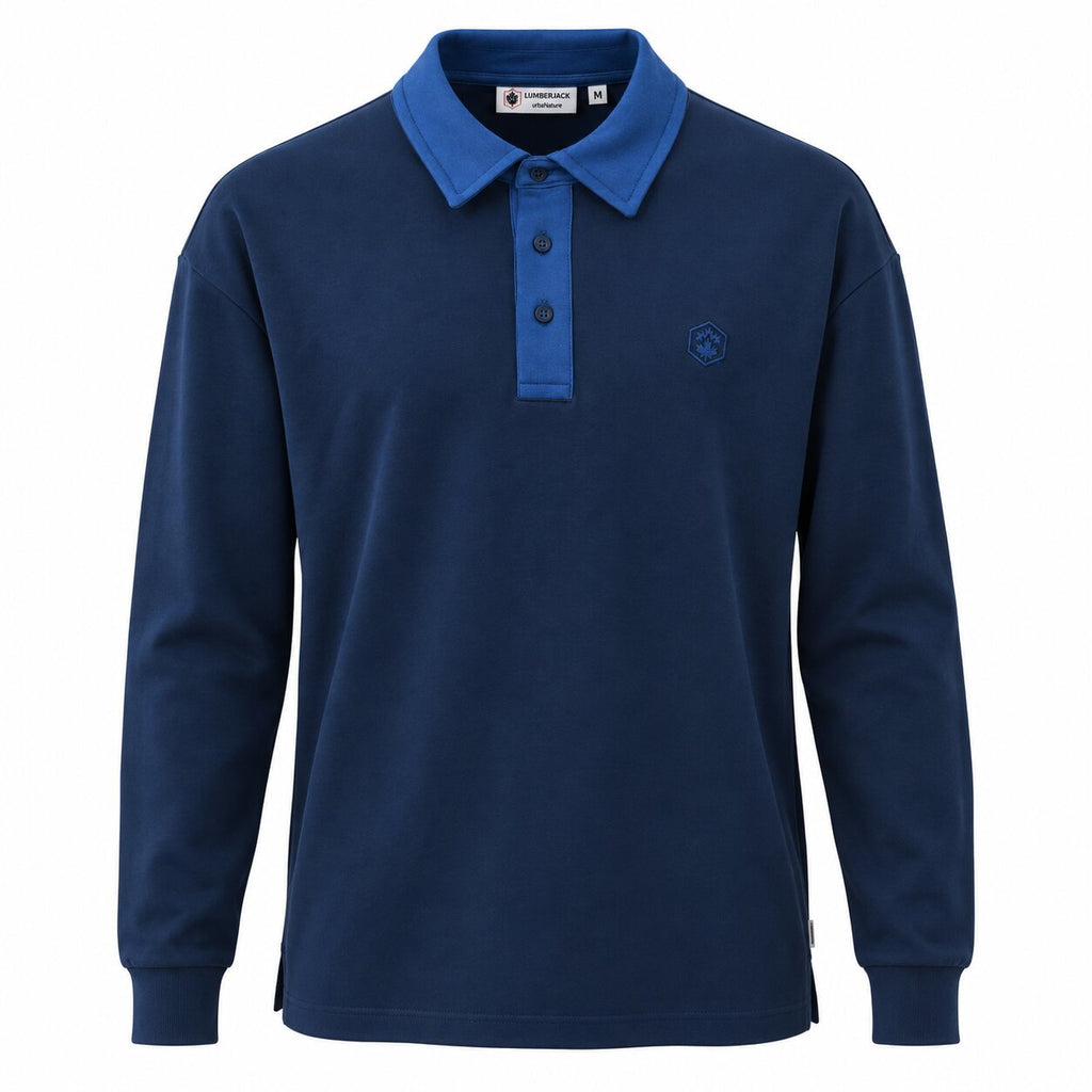 LUMBERJACK POLO LS - LBJ-00507-NVY - Image 2