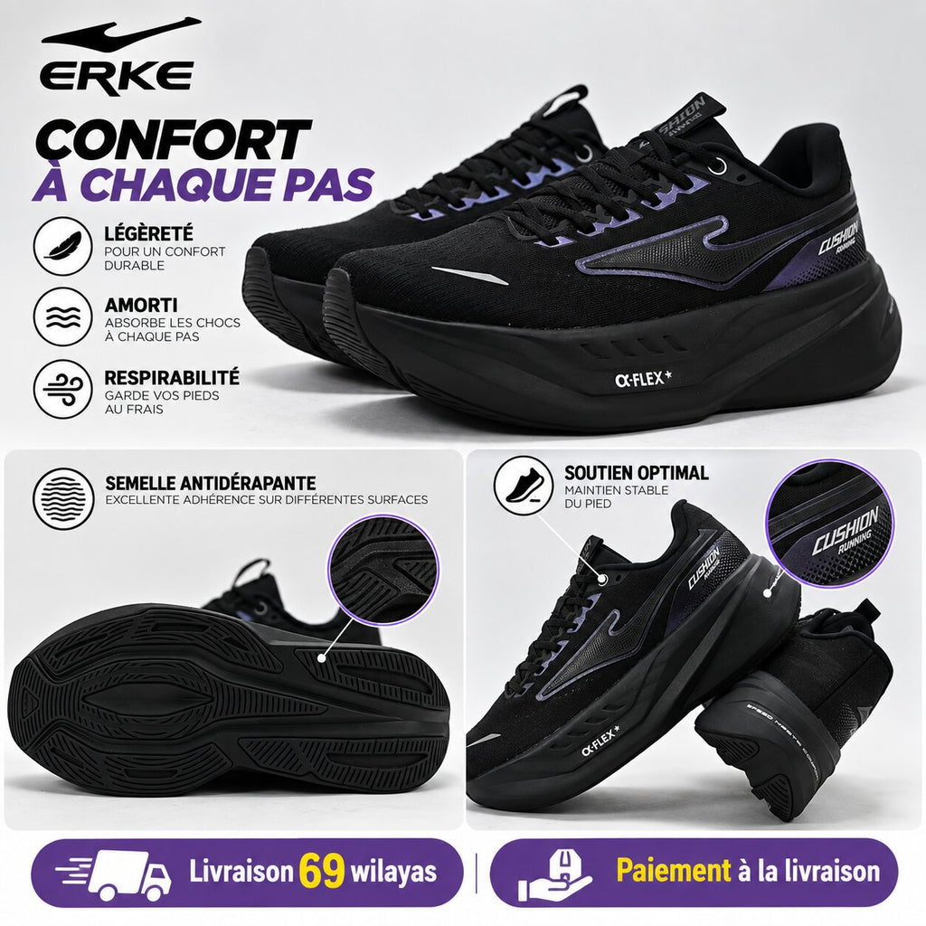 ERKE Men's Running Sneakers - 11126103174-007 - Image 1