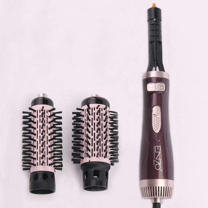 ENZO PROFESSIONAL Brosse chauffante Lissante Rotative 2IN1 En Brushing Volume Céramique - EN-747 - Image 3